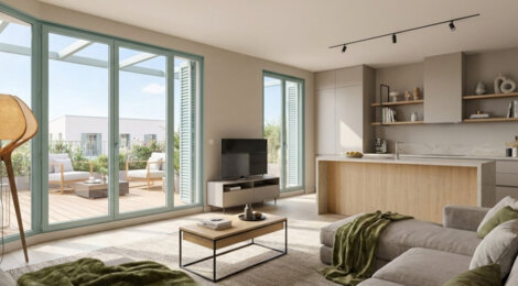 Programme immobilier neuf Cap Roscella - La Rochelle : logements neufs sécurisés et verdoyants proche des commodités (17000) - Référence : 14556