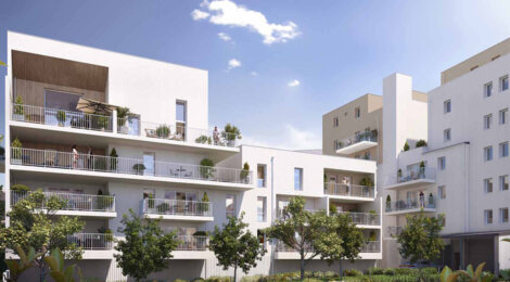 Programme immobilier neuf CELESTE - La Rochelle : logements neufs sécurisés et verdoyants proche des plages (17000) - Référence : 18231