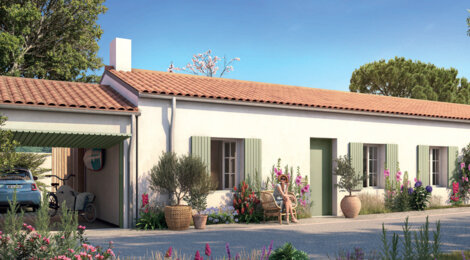 Programme immobilier neuf LES VILLAS IODEES - Le Bois-Plage-en-Ré proche de la plage (17580) - Référence : 12883