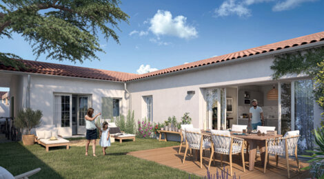 Programme immobilier neuf LES VILLAS IODEES - Le Bois-Plage-en-Ré proche de la plage (17580) - Référence : 12883