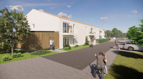 Programme immobilier neuf Mona Nova Legé - Legé investissement séniors prés du château de la Richebonne (44650) - Référence : 15554