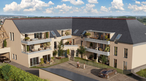 Programme immobilier neuf Maison Flore - Les Garennes-sur-Loire : appartements neufs près des bords de Loire, confort et espaces verts (49610) - Référence : 15691