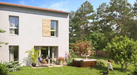 Programme immobilier neuf LE MILLE MARIN - Les Mathes au coeur du quartier du Chêne (17570) - Référence : 12154