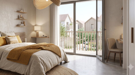 Programme immobilier neuf Ephemer - Les Sables d’Olonne : Résidence T2–T4 avec cadre verdoyant et confort optimisé proche des commodités (85100) - Référence : 14647