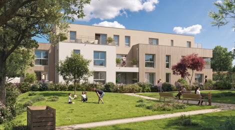 Programme immobilier neuf GFI - FLOW - Les Sorinières Nantes Sud proche périphérique Sud (44840) - Référence : 17934