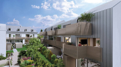 Programme immobilier neuf SEVRE RIVE DROITE - Nantes à proximité de la Sèvre Nantaise (44000) - Référence : 9563