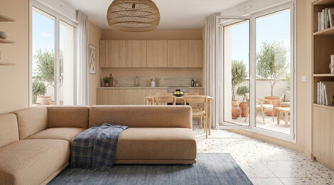 Programme immobilier neuf Abbé de l'épée - Nantes : appartements et maison neuve sécurisés en quartier Canclaux/Mellinet (44000) - Référence : 7669