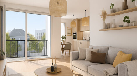 Programme immobilier neuf COSYTIM - NANTES - ILE DE VERSAILLES - Nantes centre-ville LMNP à proximité de l’Erdre (44000) - Référence : 15570