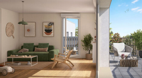 Programme immobilier neuf NATUREO - VERDURA - Nantes Doulon-Gohards dans un cadre verdoyant (44000) - Référence : 18280