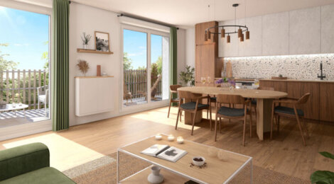 Programme immobilier neuf NATUREO - VERDURA - Nantes Doulon-Gohards dans un cadre verdoyant (44000) - Référence : 18280