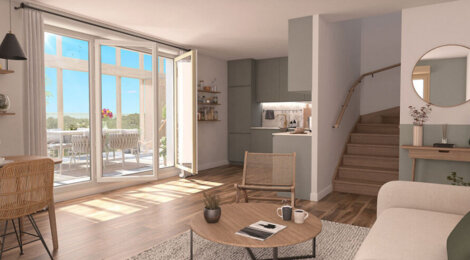 Programme immobilier neuf NATUREO - VERDURA - Nantes Doulon-Gohards dans un cadre verdoyant (44000) - Référence : 18280
