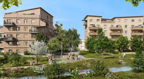 Programme immobilier neuf RIVA VERDE - Nantes Doulon-Gohards entre ville et nature (44000) - Référence : 17755
