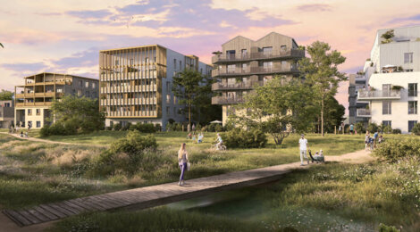 Programme immobilier neuf ESSENCIA - Nantes, logements neufs et jardin partagé dans un quartier naturel (44000) - Référence : 15566