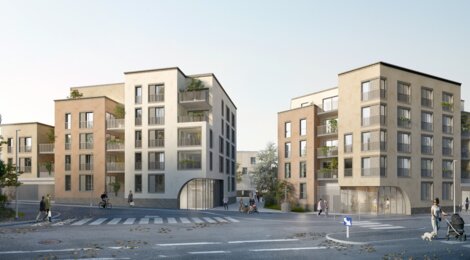 Programme immobilier neuf Courtil Le Mevel - Nantes : logements neufs proches du parc de la Crapaudine et des commerces (44000) - Référence : 16021