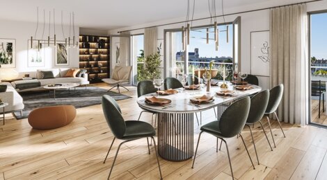 Programme immobilier neuf CARAT - Nantes : logements neufs T2–T4 proche de l’Erdre (44000) - Référence : 15563