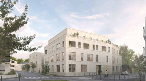 Programme immobilier neuf MONCLER - Nantes quartier Saint-Donatien près du tramway 2 (44000) - Référence : 13274