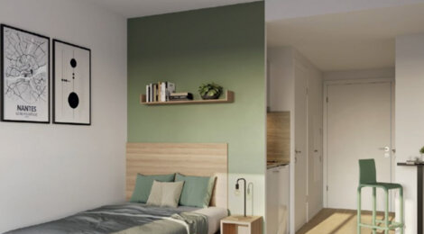 Programme immobilier neuf KLEEZI | ILE DE NANTES - Nantes résidence étudiante près de la place de la République (44000) - Référence : 16782