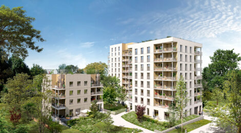 Programme immobilier neuf Coeur Boisé - Nantes : Résidence studio–T6 avec cadre forestier et confort optimisé proche des espaces naturels (44000) - Référence : 14266