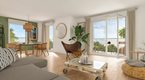 Programme immobilier neuf Coeur Boisé - Nantes : Résidence studio–T6 avec cadre forestier et confort optimisé proche des espaces naturels (44000) - Référence : 14266