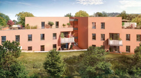 Programme immobilier neuf Ambre - Nantes : Résidence T2–T4 avec cadre intimiste et confort optimisé proche des commodités (44000) - Référence : 14475