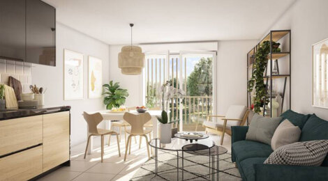 Programme immobilier neuf Boisea - Nantes : Résidence T2–T4 avec cadre naturel et confort optimisé proche des commodités (44000) - Référence : 14639