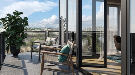 Programme immobilier neuf FUSION - Nantes vue dégagée sur le futur Parc de Loire (44000) - Référence : 16028