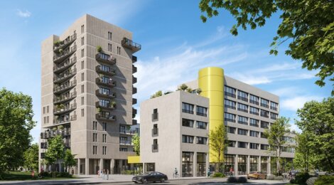 Programme immobilier neuf FUSION - Nantes vue dégagée sur le futur Parc de Loire (44000) - Référence : 16028