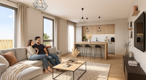 Programme immobilier neuf L Ecrin de Chantilly - Orvault Petit Chantilly proche de Nantes (44700) - Référence : 15539
