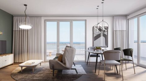 Programme immobilier neuf REFLET -  Paimboeuf : logements neufs sécurisés et lumineux face à la Loire (44560) - Référence : 7608