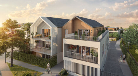 Programme immobilier neuf Jardin d'Epona - Pornichet : logements neufs sécurisés et verdoyants proche des commodités (44380) - Référence : 15545