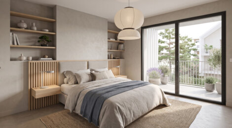 Programme immobilier neuf Jardin d'Epona - Pornichet : logements neufs sécurisés et verdoyants proche des commodités (44380) - Référence : 15545