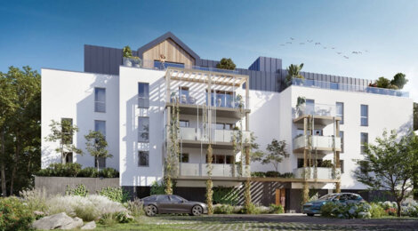Programme immobilier neuf CARAVELLE - Pornichet : Résidence T2–T5 avec cadre verdoyant et confort optimisé proche des commodités (44380) - Référence : 14731