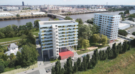 Programme immobilier neuf Piloti - Rezé à proximité de la Loire et l’Île de Nantes (44400) - Référence : 11149