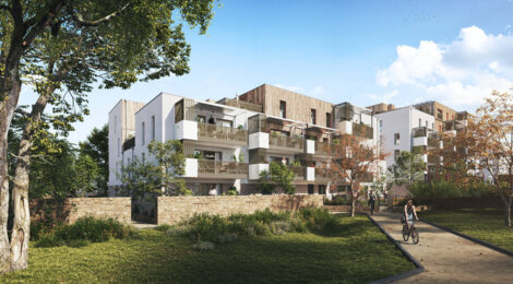 Programme immobilier neuf BOSCO - Rezé : logements neufs sécurisés et verdoyants proche des transports (44400) - Référence : 15250