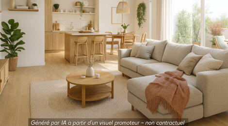 Programme immobilier neuf ESPRIT FAUBOURG - Rezé quartier Pont-Rousseau à deux pas des  tram 2 et 3 (44400) - Référence : 15575