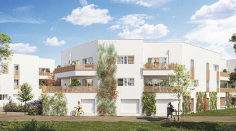Programme immobilier neuf ESPRIT FAUBOURG - Rezé quartier Pont-Rousseau à deux pas des  tram 2 et 3 (44400) - Référence : 15575