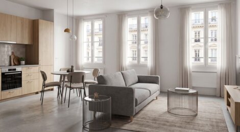 Programme immobilier neuf RUE THIERS - Rochefort investissement réhabilité à deux pas de la place Colbert (17300) - Référence : 18020