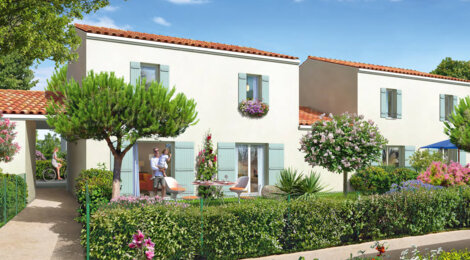 Programme immobilier neuf Arénaria - Saint-Georges-D'Oléron : logements neufs sécurisés et verdoyants proche des plages (17190) - Référence : 14574