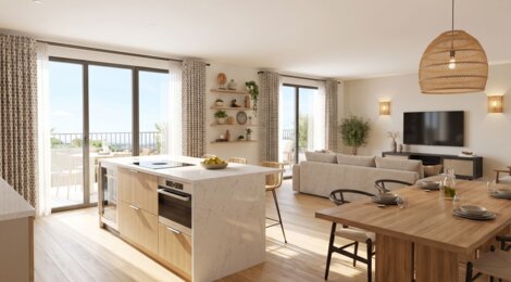 Programme immobilier neuf Villa Beausoleil St Gilles Croix de Vie - Saint-Gilles-Croix-de-Vie appartements seniors du 1 au 3 pièces près du littoral (85800) - Référence : 17804