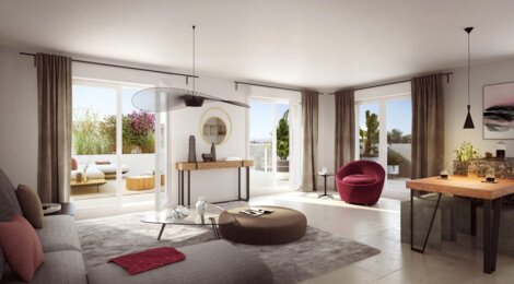 Programme immobilier neuf Les Terrasses des Floralies - Saint-Herblain à 17 minutes de Nantes au pied du tramway 3. (44800) - Référence : 15504