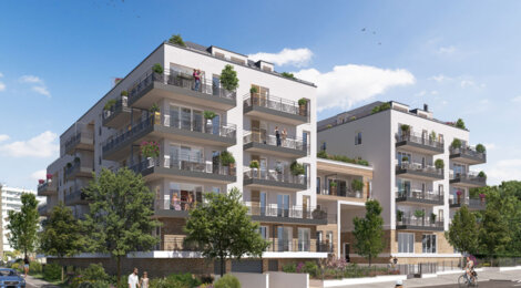 Programme immobilier neuf Les Terrasses des Floralies - Saint-Herblain à 17 minutes de Nantes au pied du tramway 3. (44800) - Référence : 15504