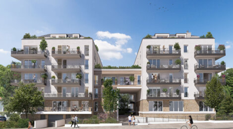 Programme immobilier neuf Les Terrasses des Floralies - Saint-Herblain à 17 minutes de Nantes au pied du tramway 3. (44800) - Référence : 15504
