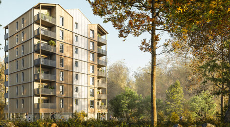 Programme immobilier neuf Canopia - Saint-Herblain cadre verdoyant à 15 min de Nantes (44800) - Référence : 18617