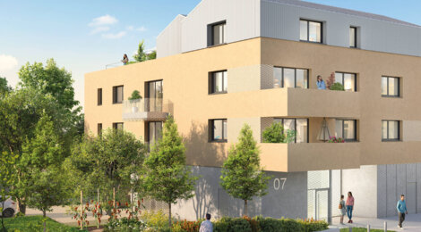 Programme immobilier neuf ABELIA - Saint-Herblain Résidence neuve  à 3 min du bus 91 (44800) - Référence : 9568