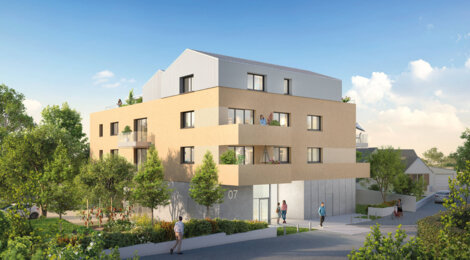 Programme immobilier neuf ABELIA - Saint-Herblain Résidence neuve  à 3 min du bus 91 (44800) - Référence : 9568