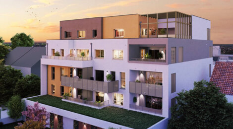 Programme immobilier neuf Face A Face B - Saint-Herblain : Résidence T2–T4 avec cadre naturel et confort optimisé proche des commodités (44800) - Référence : 14422