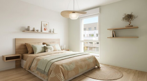 Programme immobilier neuf Face A Face B - Saint-Herblain : Résidence T2–T4 avec cadre naturel et confort optimisé proche des commodités (44800) - Référence : 14422