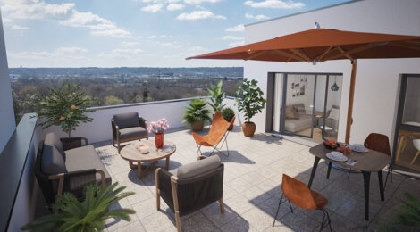 Programme immobilier neuf VOLTA - Saint-Herblain : Résidence T2–T4 avec cadre naturel et confort optimisé proche des commodités (44800) - Référence : 6973