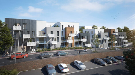Programme immobilier neuf VOLTA - Saint-Herblain : Résidence T2–T4 avec cadre naturel et confort optimisé proche des commodités (44800) - Référence : 6973