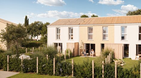 Programme immobilier neuf Domaine des Aubrais - Apparts - Saint-Hilaire-de-Riez adresse résidentielle à quelques minutes des plages (85270) - Référence : 16487